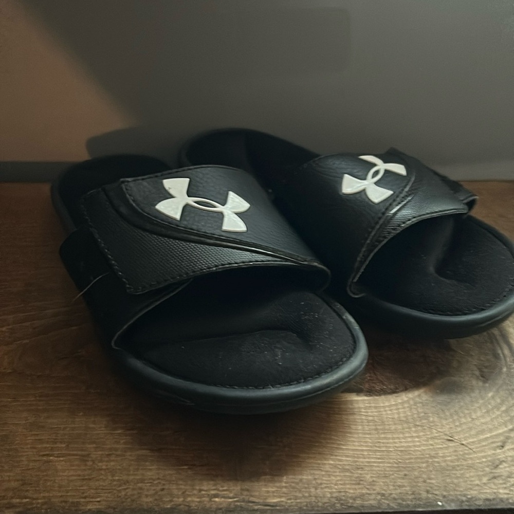 Kids Under Armor sandals.